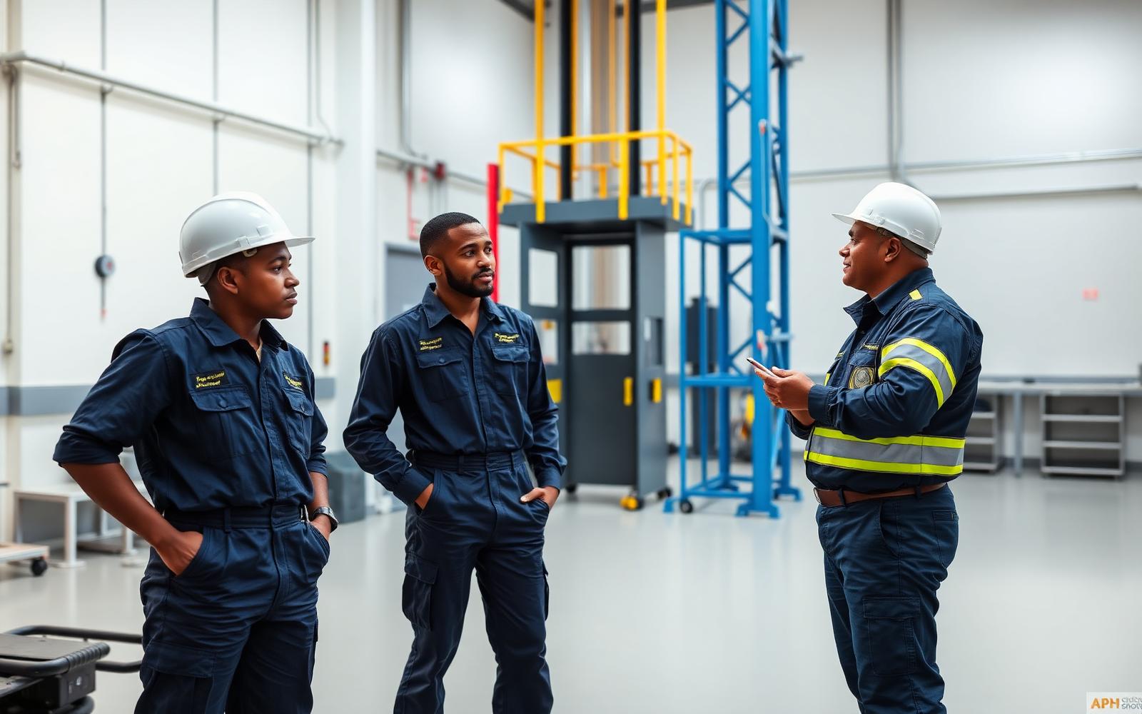 Instructor training apprentice lift technicians